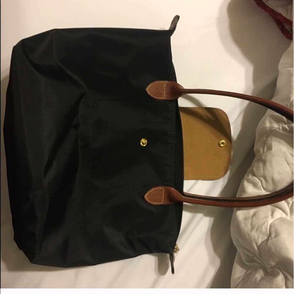 Long champ black purse